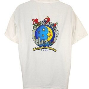 Midnight Madness Bike Ride T Shirt Mens Size XL Vintage 90s 1998 San Diego